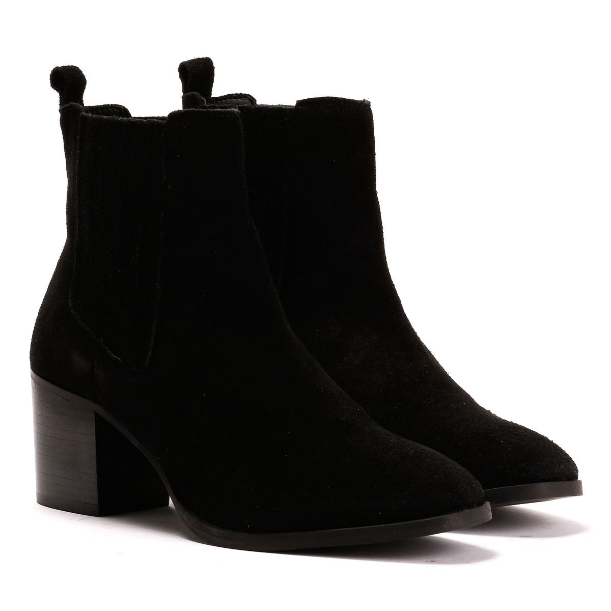 Osprey London The Naples Suede Women's Black Boots
