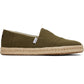 TOMS Alpargata Rope 2.0 Cotton Men's Olive Shoes