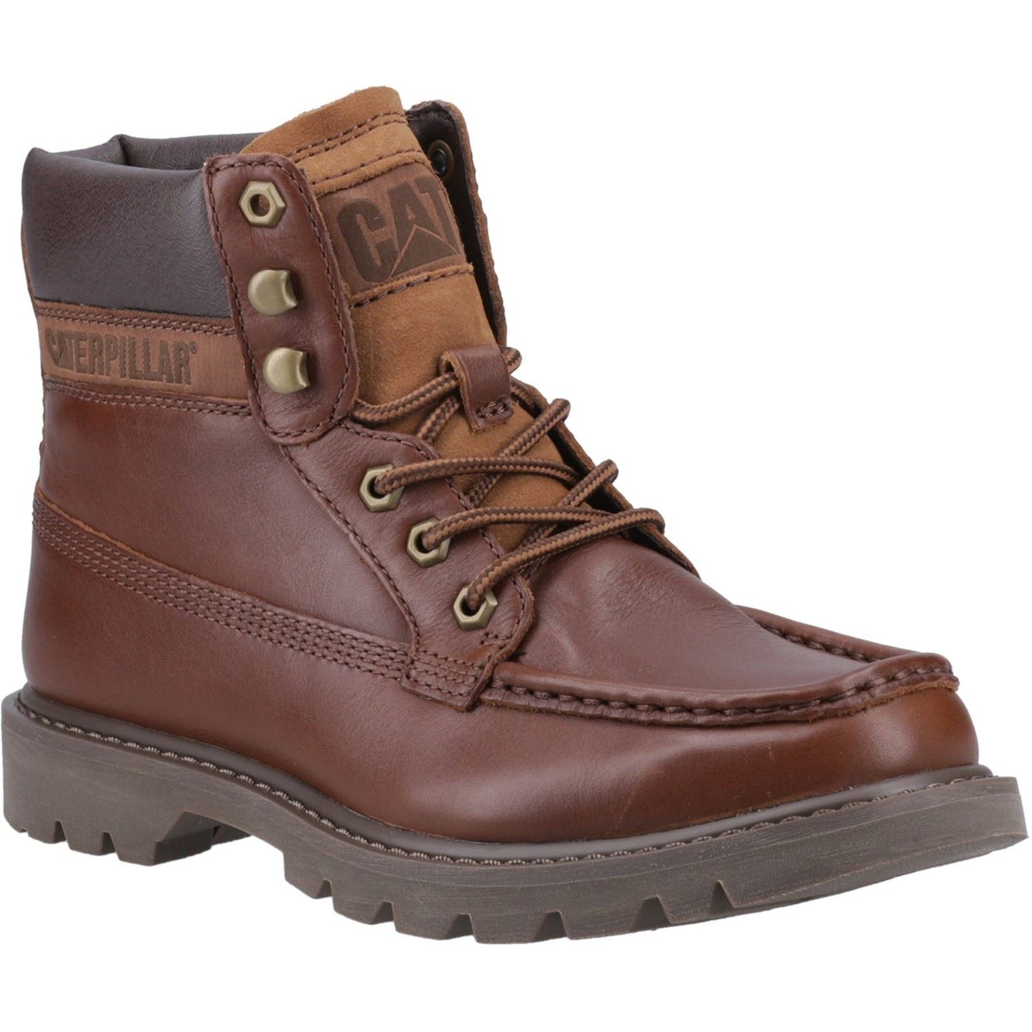 CAT Lifestyle Colorado Moc Toe Leather Men's Nuthatch Ankle Boots