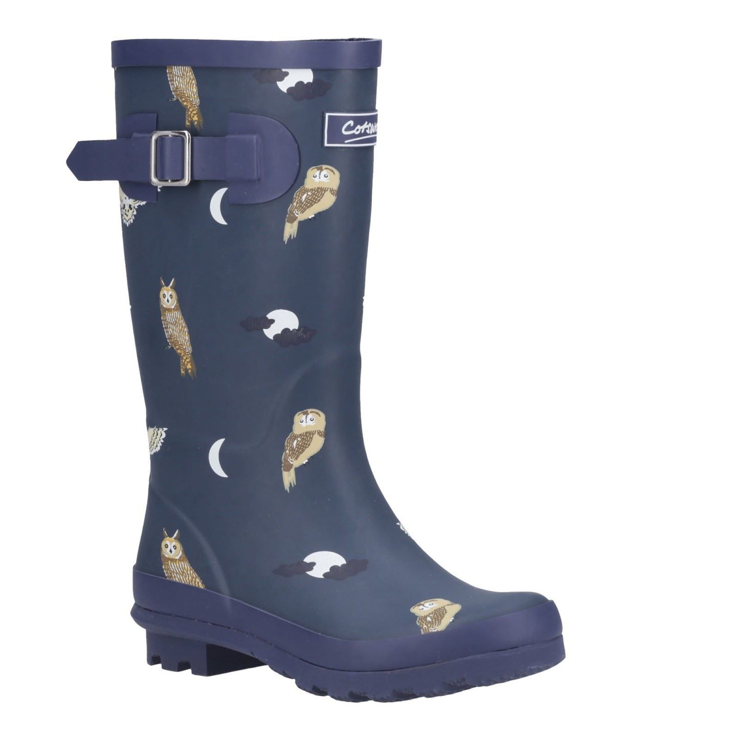 Cotswold Woodland Rubber Junior Owls Wellington Boots