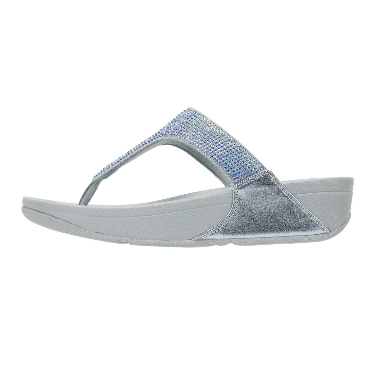 FitFlop Lulu Crystal Women's Quiet Blue Sandals