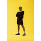 Hush Puppies Aurora Leather Youth Black Shoes
