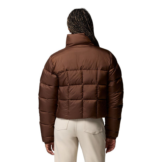 Columbia Puffect III Cropped Women's Brown Puffer Jacket
