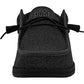 HEYDUDE Men's Wally Sox Shoe in Micro Total Black