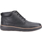 Hush Puppies Kian Leather Men's Black Ankle Boots