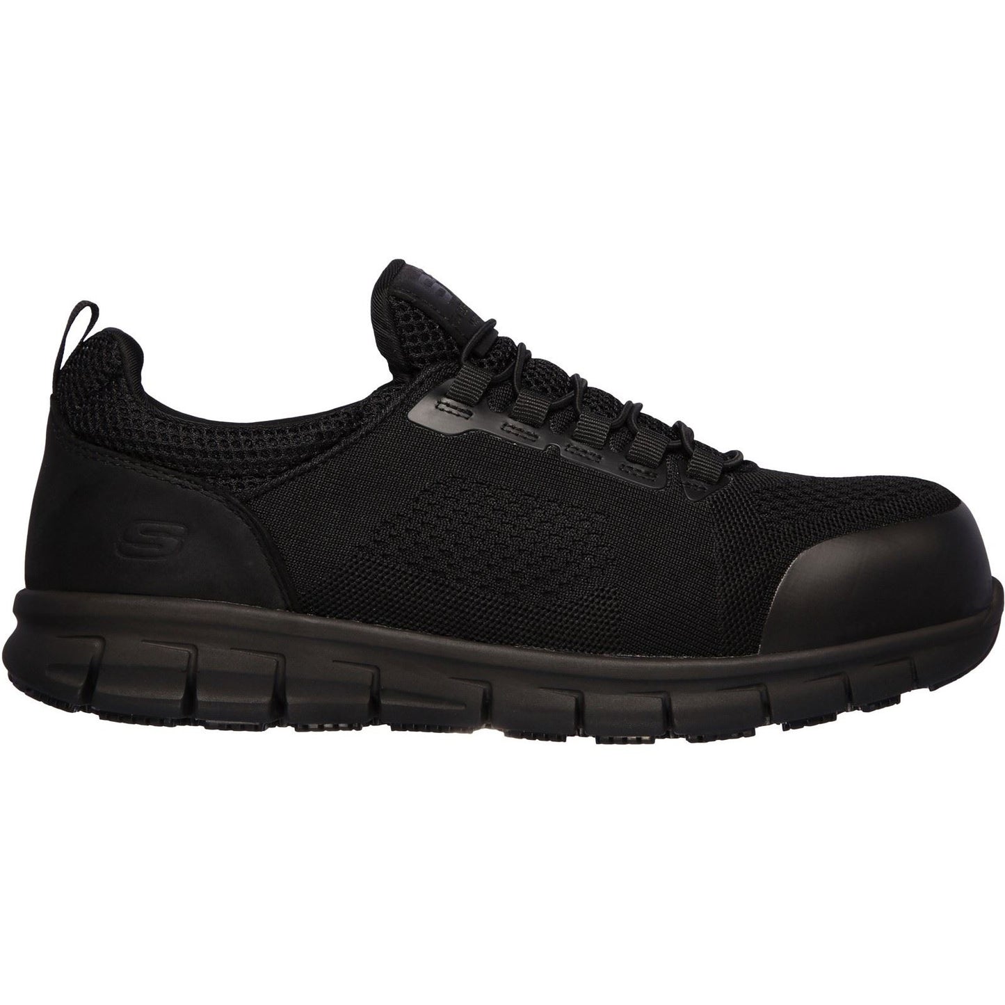Skechers Workwear Synergy Omat Men's Black Safety Trainers