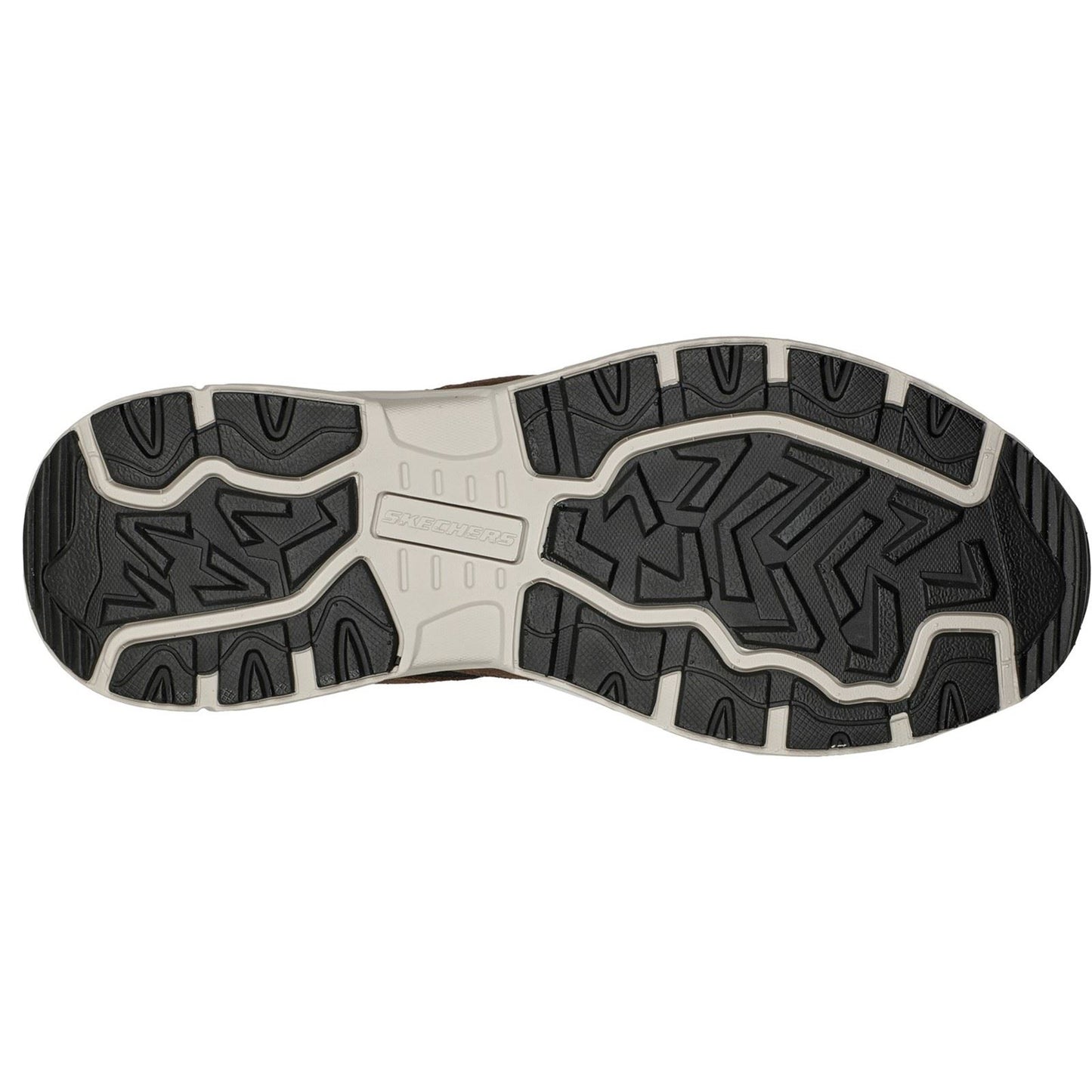 Skechers Men's Oak Canyon Sunfair Trekking Low Cut in Brown/Black