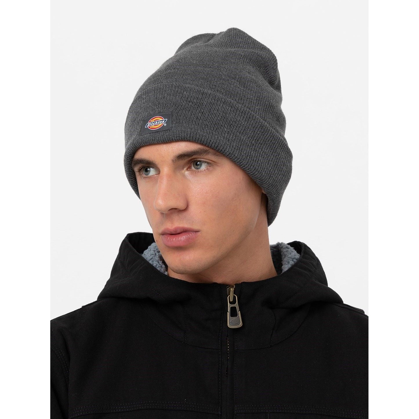 Dickies Acrylic Cuffed Unisex Adults's Grey Beanie Hat