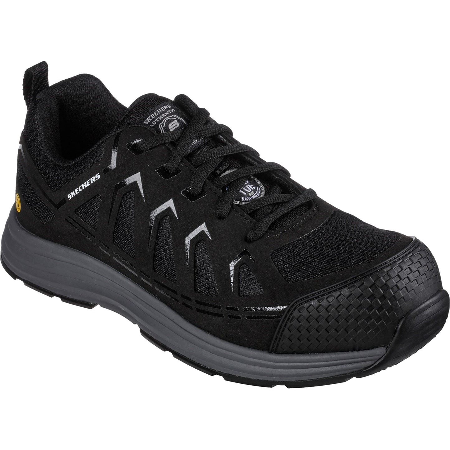 Skechers Workwear Malad II Textile Men's Black Safety Trainers