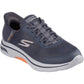 Skechers Men's Arch Fit 2.0 Simplicity 2 Shoes in Charcoal/Orange