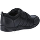 Hush Puppies Josh Youth Boys Black Leather Loafers
