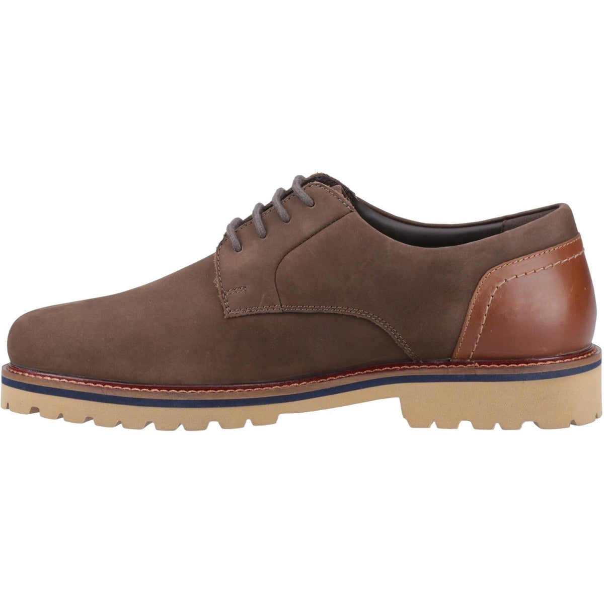 Hush Puppies Marcus Nubuck Men's Brown Lace-Up Shoes