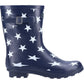Cotswold Badminton Rubber Women's Star Slim Fit Wellington Boots