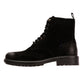 Osprey London The Professor Suede Men's Black Boots