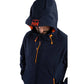 Helly Hansen Workwear Chelsea Evolution Softs Polyester Unisex Adults Blue Hooded Sweatshirt