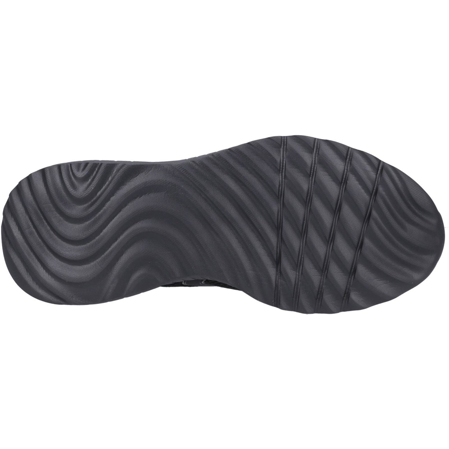 Skechers Men's Bobs Squad Chaos Elevated Drift Trainers in Black