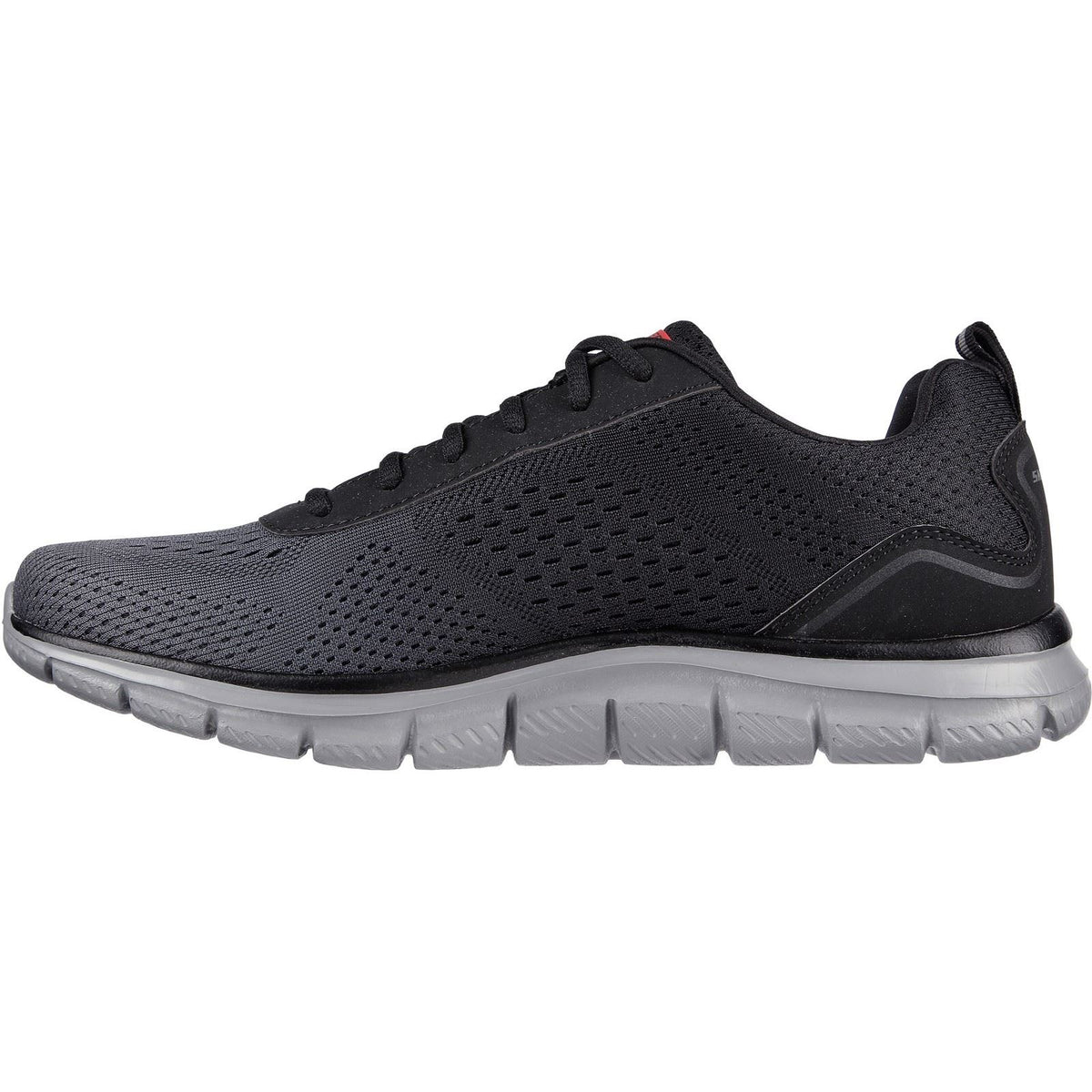Skechers Track - Ripkent Textile Men's Black/Charcoal Trainers
