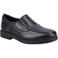 Hush Puppies Toby Leather Black Loafers