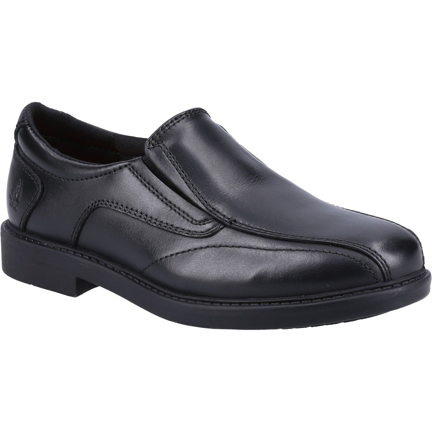 Hush Puppies Toby Leather Black Loafers