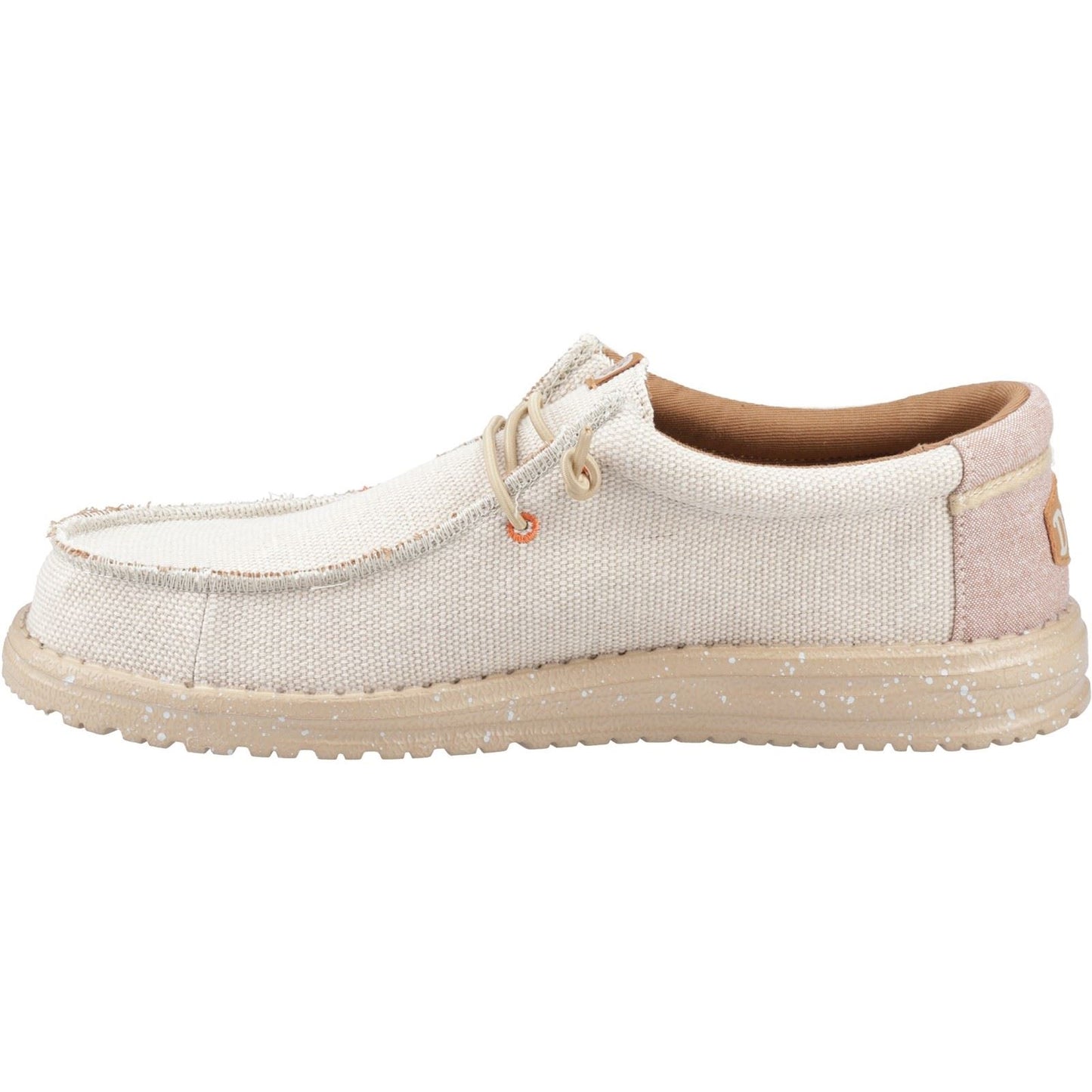 HEYDUDE Men's Wally Coastline Jute Shoe in Silver