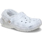 Crocs Classic Fleece Lined Polyester Blend Women's Snow White Clogs