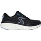 Skechers Women's D'Lux Walker 2.0 Active Pace Trainer in Black/Lavender