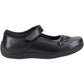 Hush Puppies Christina Leather Junior Black Shoes