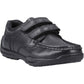 Hush Puppies Maddox Leather Boy's Black Moccasins Shoes