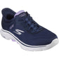 Skechers Women's GO WALK 7 - Valin Shoe in Navy/Lavender