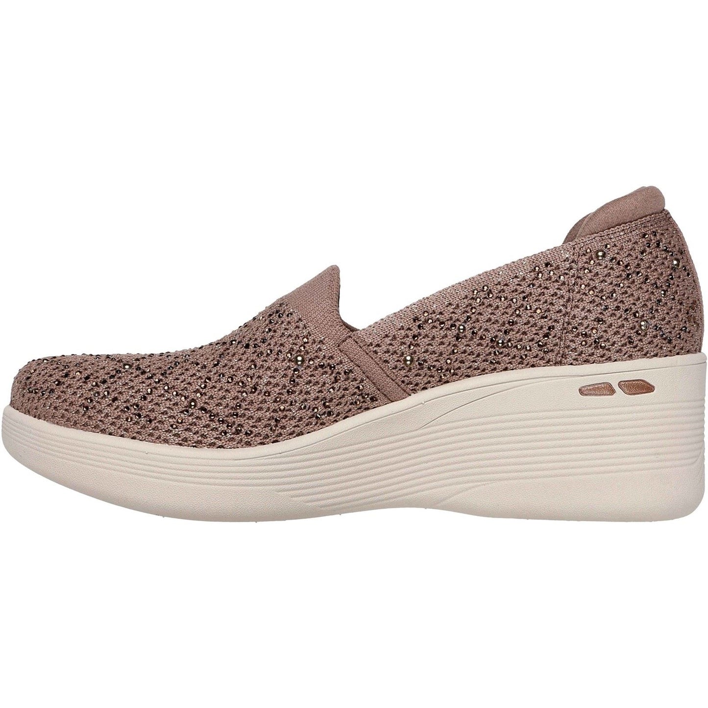 Skechers Pier-Lite My Reflection Polyester Women's Mocha Trainers