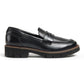 Pod Kaltin Leather Women's Black Loafers