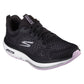 Skechers Women's Go Walk Workout Walker Outpace Trainers in Black/Lavender