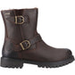 Cotswold Tetbury Leather Women's Brown Heeled Ankle Boots