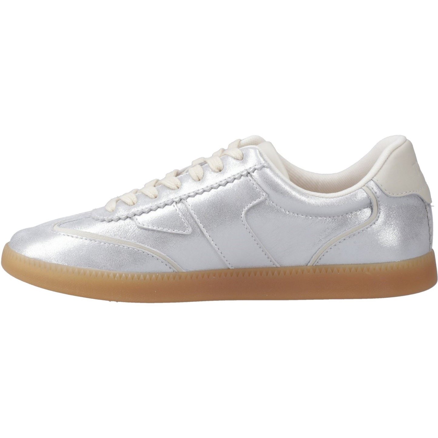 TOMS Collins Leather Women's Silver Trainers