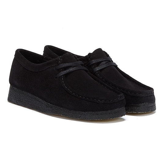 Clarks Originals Wallabee Suede Women's Black Shoes
