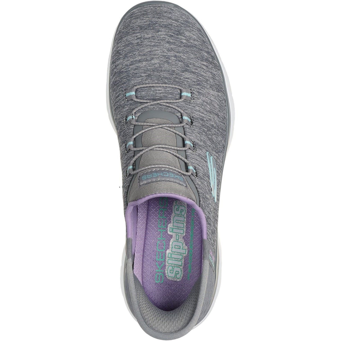 Skechers Women's Summits Dazzling Haze Shoes in Grey/Multi