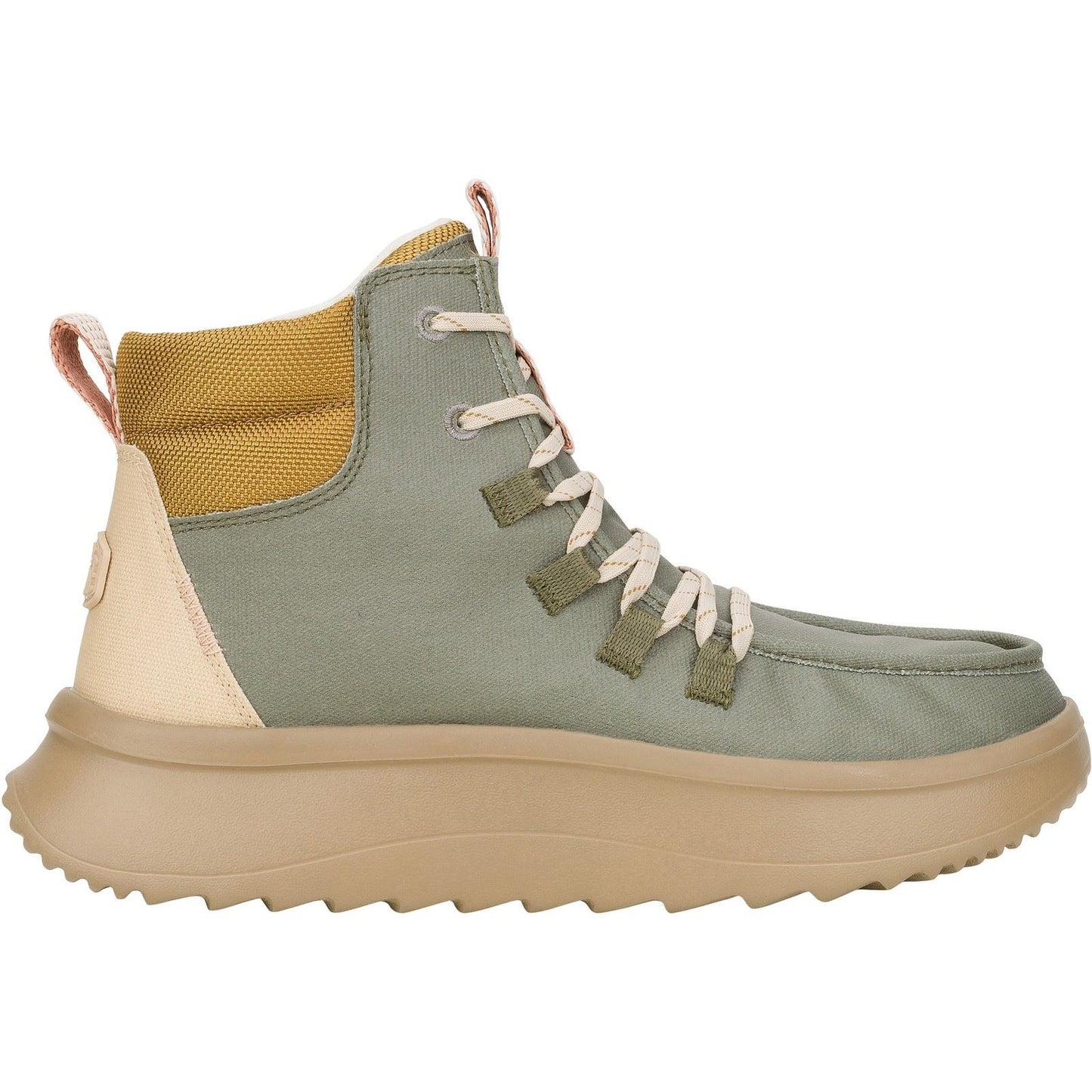 HEYDUDE Women's Wendy Peak Apres Ankle Boots in Olive