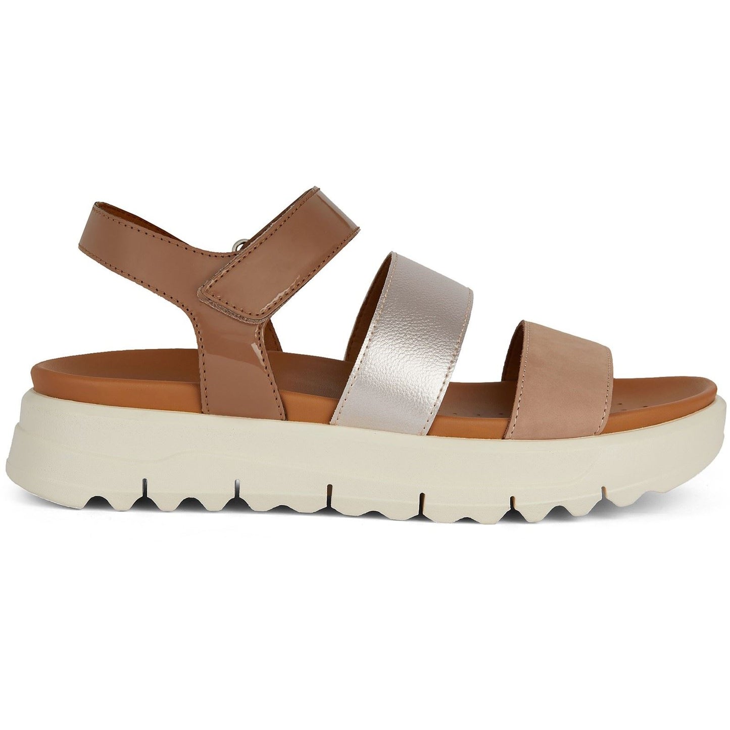 Geox Women's D Xand 2.1S B Sandals in Nude