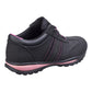 Amblers Safety Women's FS47 Safety Trainer in Black/Pink