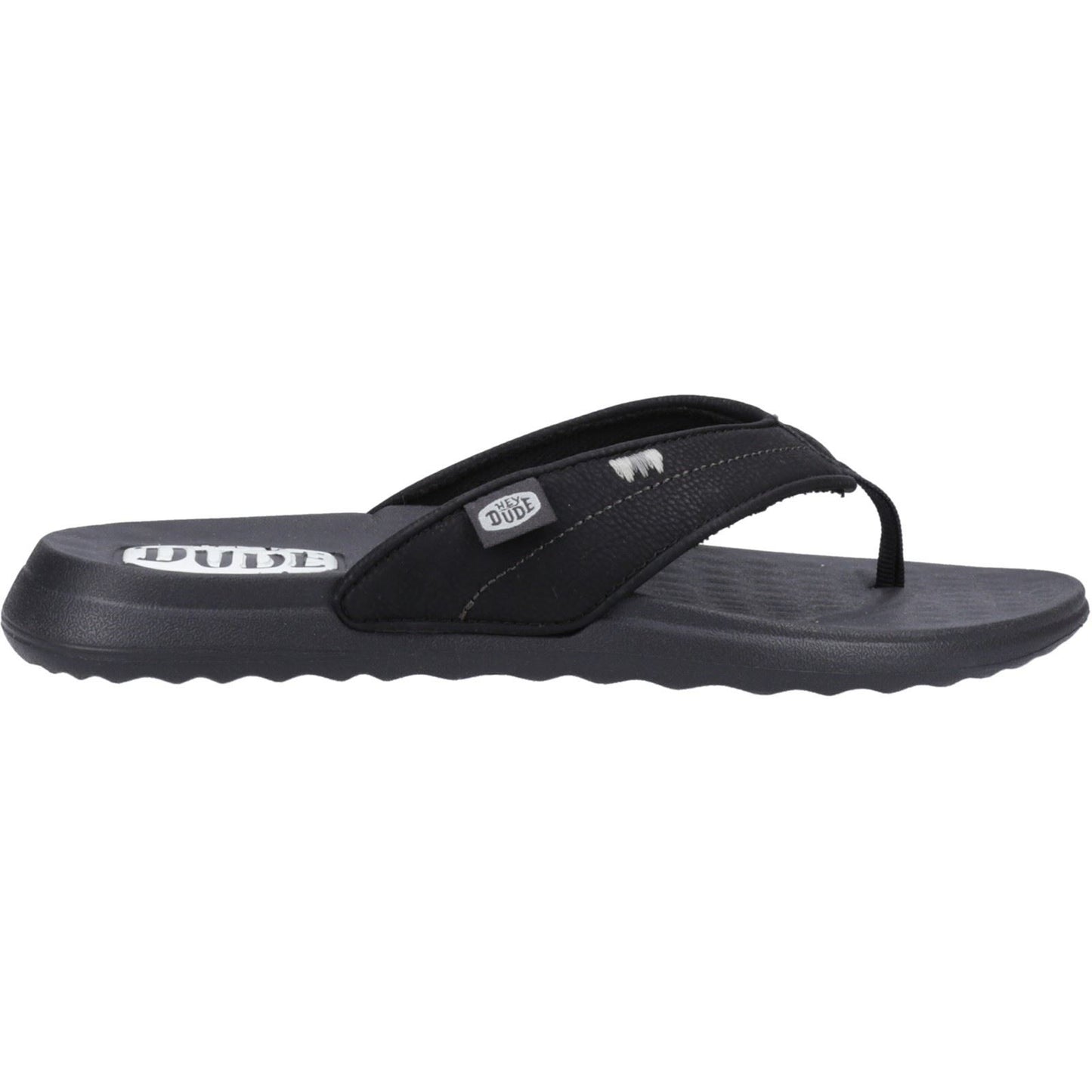 HEYDUDE Women's Christi Flip Classic Sandal in Black
