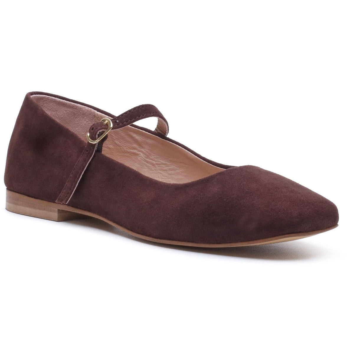 Hush Puppies Pasha Suede Women's Chocolate Flats