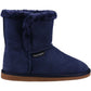 Hush Puppies Women's Ashleigh Slipper Bootie in Navy