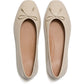 Fitflop Delicato Bow Leather Women's Hazy Taupe Flats