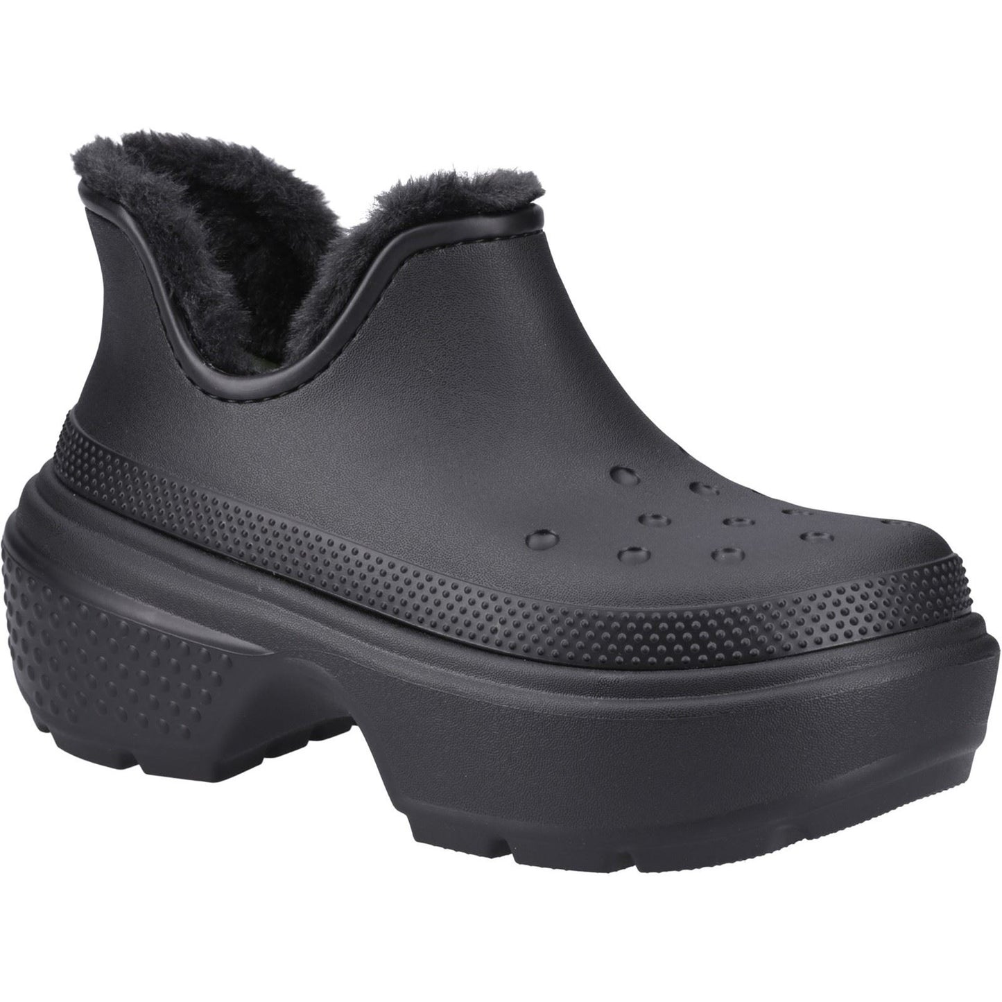 Crocs Women's Stomp Shorty Boot in Black