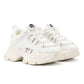 Buffalo Saturn Lace Women's White Trainers