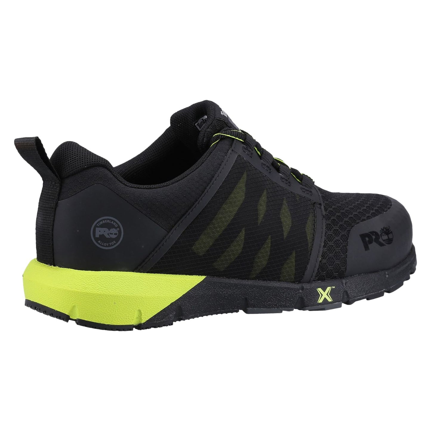 Timberland Pro Men's Radius Trainer in Black/Hi Viz Yellow