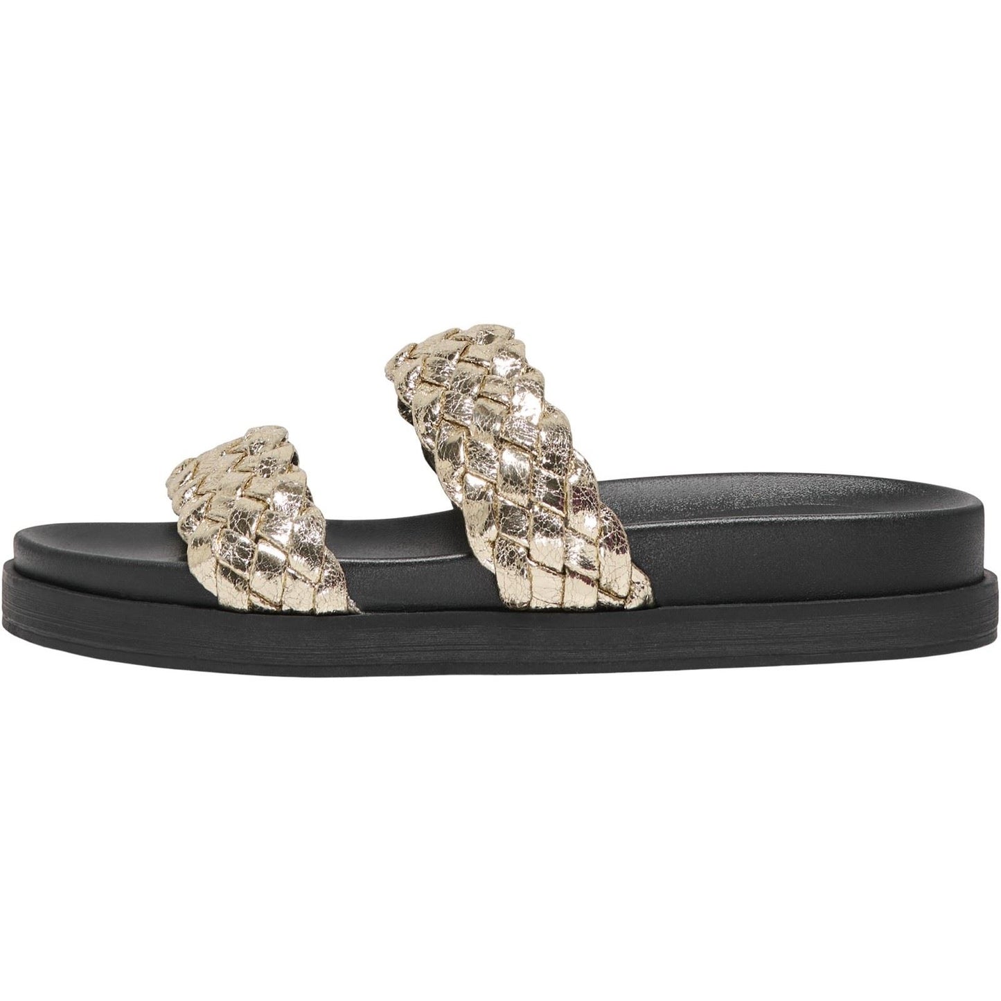 ONLY MINNIE-16 Polyurethane Women's Gold Sandals