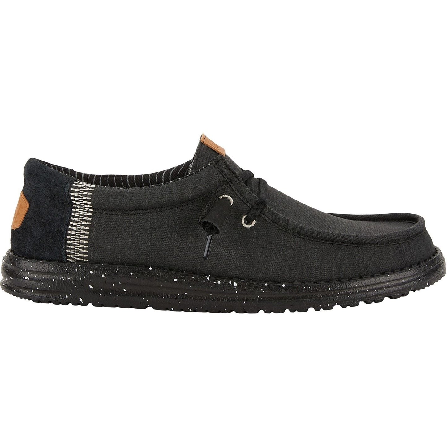 HEYDUDE Men's Wally Elevated Basics Shoes in Black