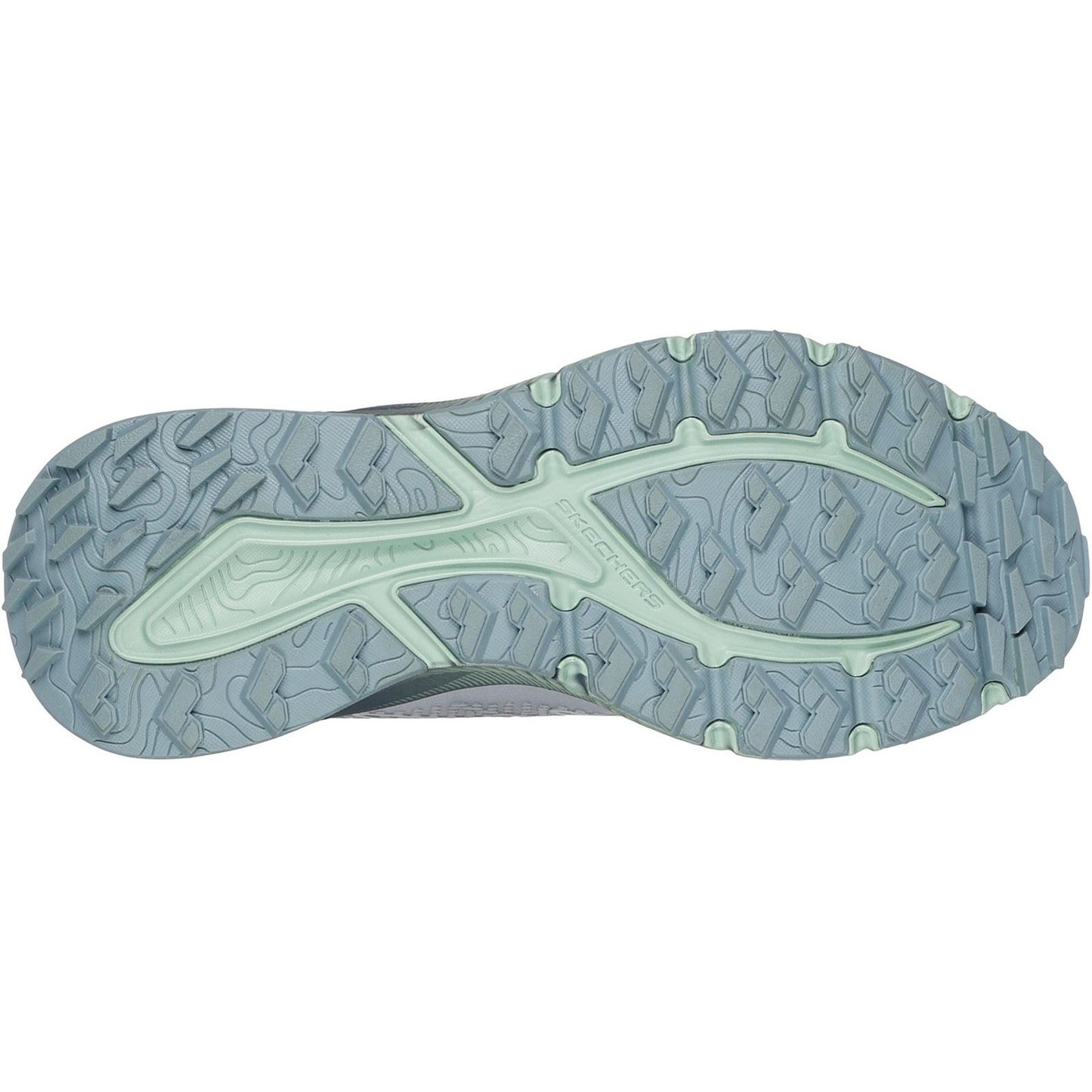 Skechers Women's Switch Back Mist Hiking Shoes in Grey/Green