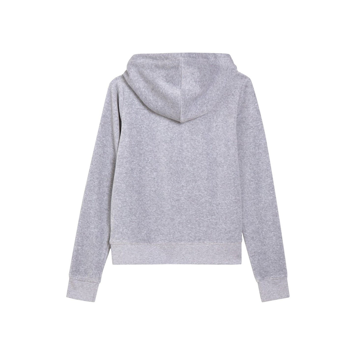 Juicy Couture Robertson Classic Jacket Polyester Women's Silver Hooded Sweatshirt
